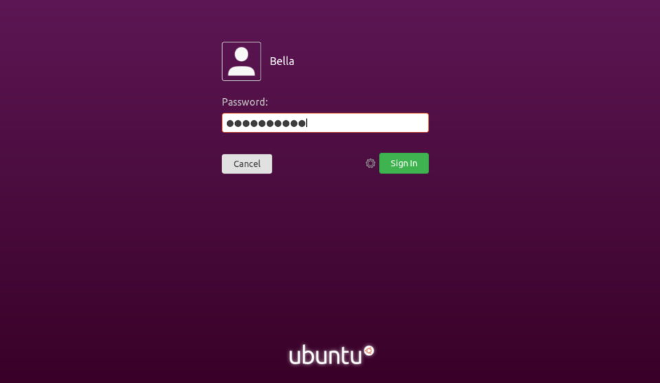 Login Screen Linux